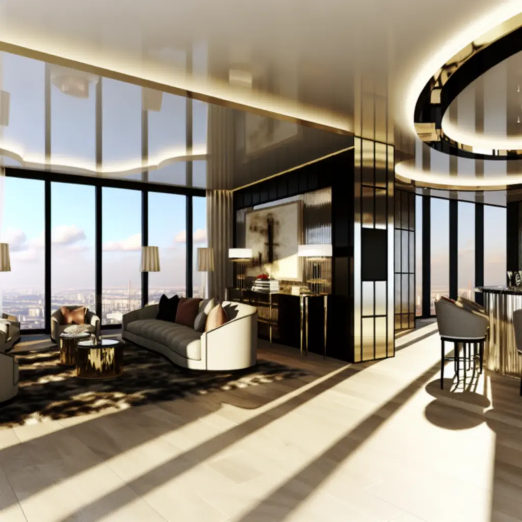 Royal penthouse met privélounge en panoramisch uitzicht